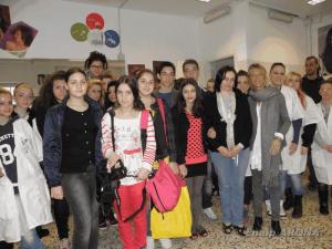 Gli ospiti dalla Georgia con i ragazzi di Enaip Arona